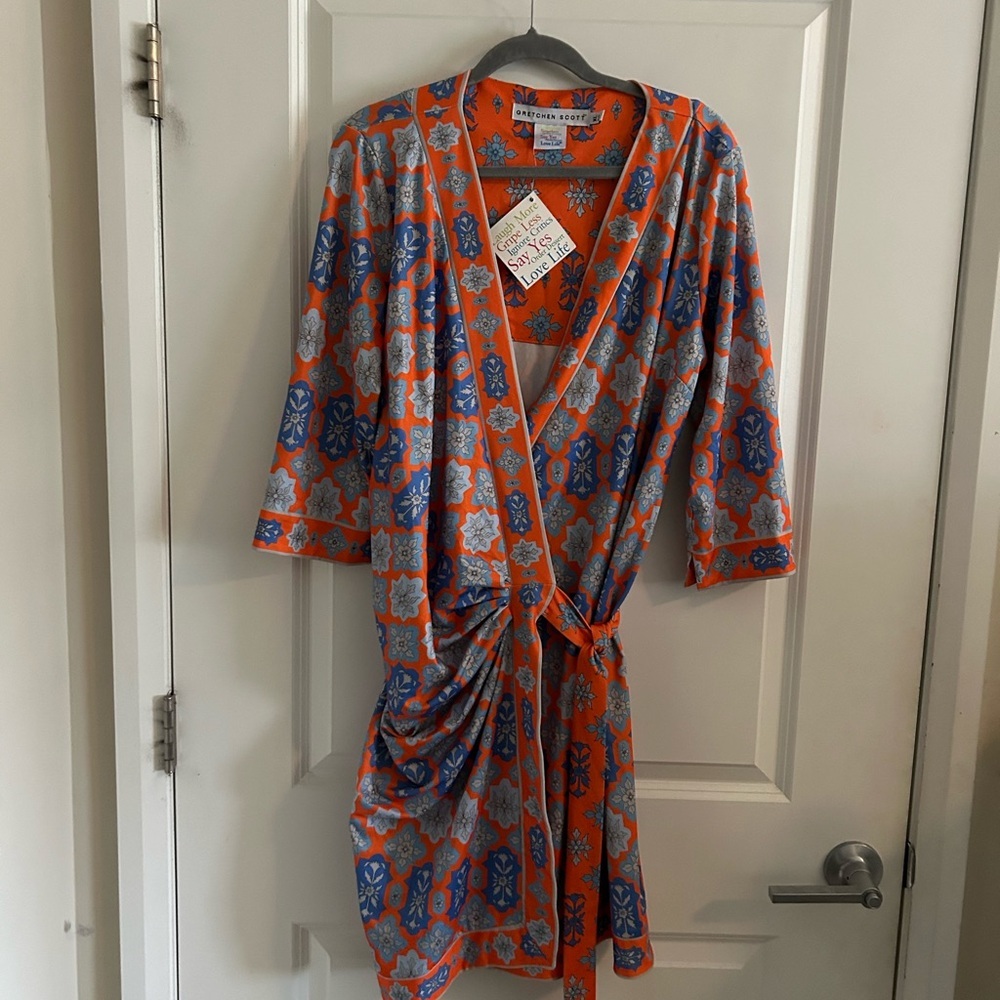 Gretchen Scott Floral Wrap Dress